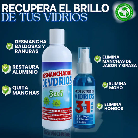 Efecto Diamante💎DESMANCHADOR DE VIDRIOS